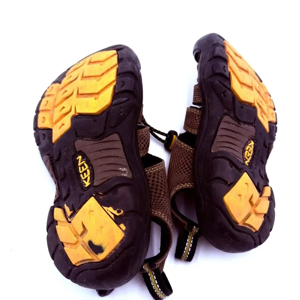 Keen Boys Newport Brown Waterproof Sandals Size 12